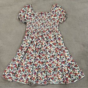 Polo Ralph Lauren Girls Floral Smocked Jersey Dress